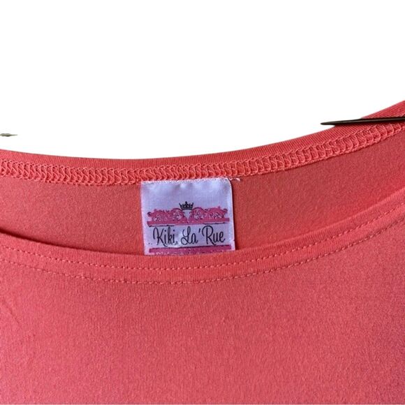 Kiki LaRue T-Shirt Dress Size Large Super Comfy Stretchy Fabric Women's - Picture 3 of 6